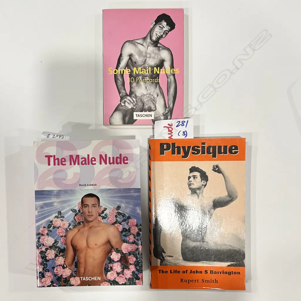 THREE PUBLICATIONS ON MALE NUDES Image 1++